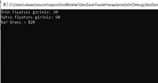 csharp-kar-zarar-yuzde-hesaplama