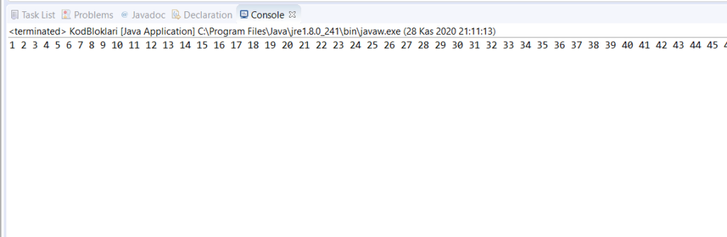 birden-yüze-kadar-olan-sayilari-doguleri-kullanmadan-ekrana-yazdirma-csharp-cplus-java-python